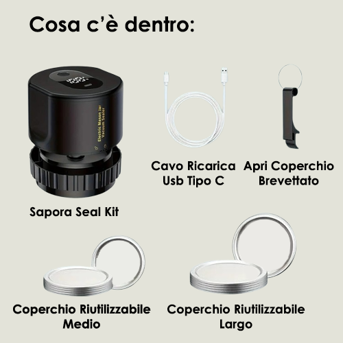 Sapora™ - Vacuum Seal Kit